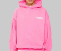 Oversized pink limited edition hoodie