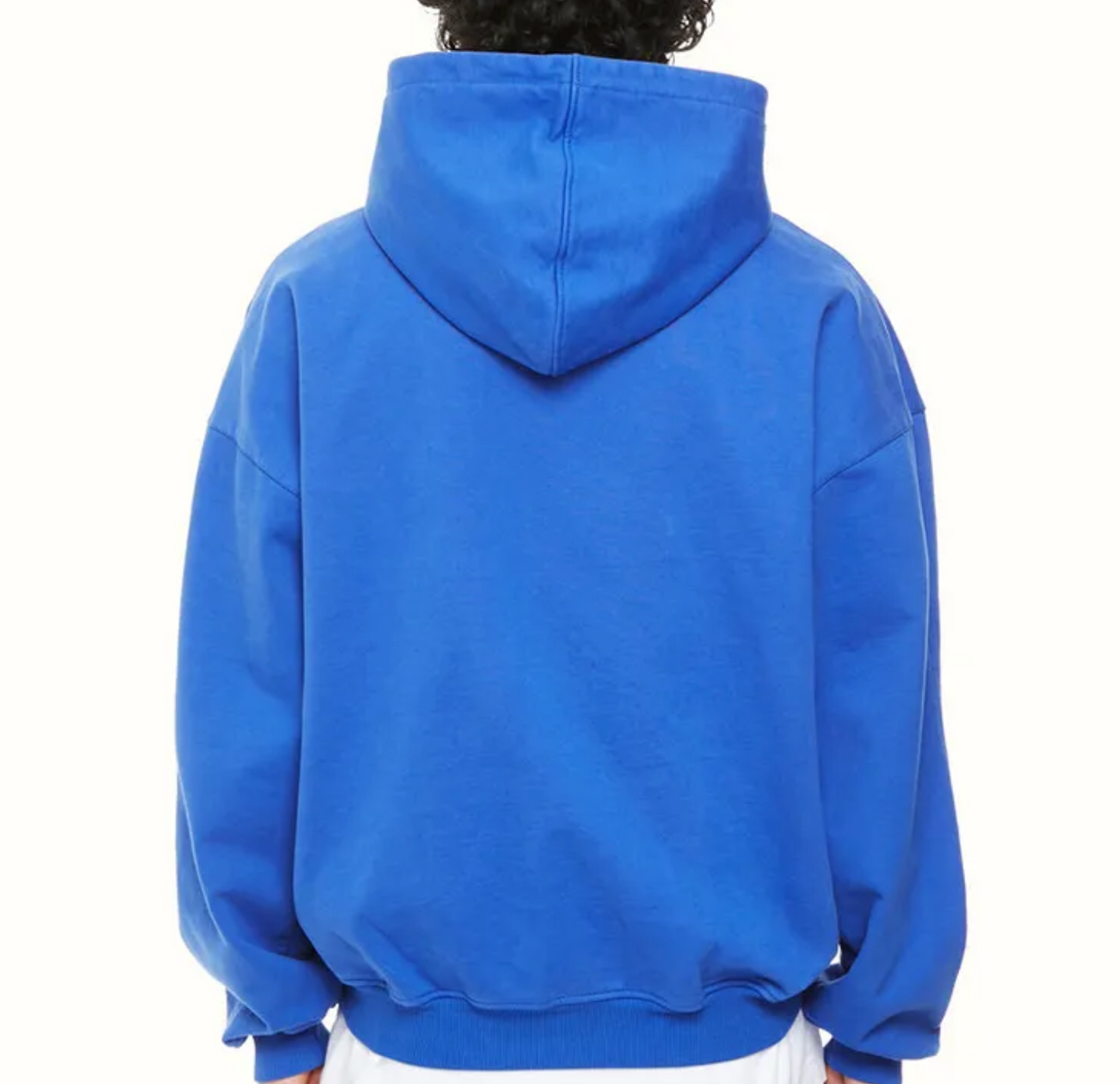 OVERSIZED Hoodie Puff LOGO - BLUE